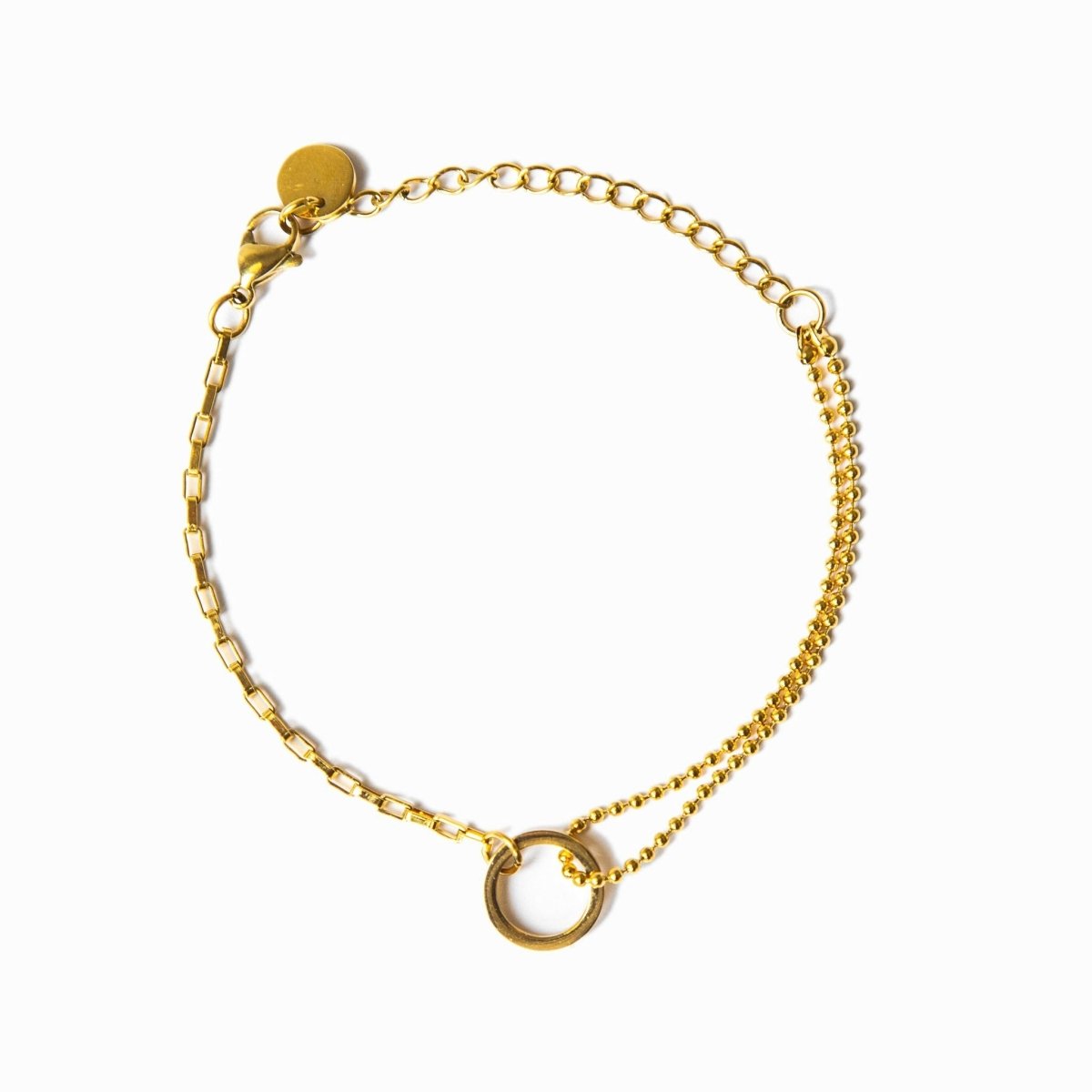 Pulsera Une Banhada en Oro 18k